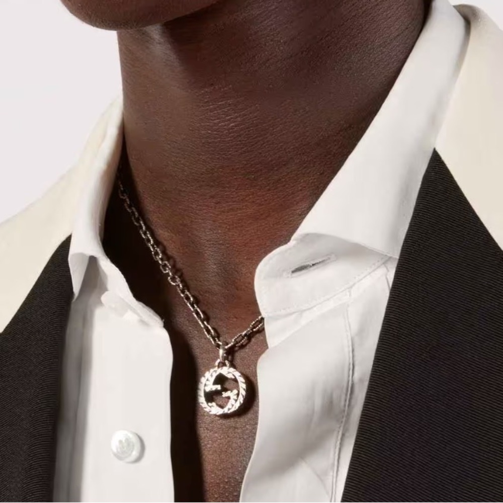Gucci Silver Pendant Necklace
